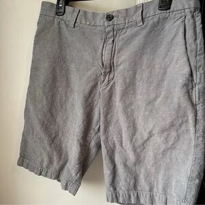 Banana Republic Gray Flat Front Shorts